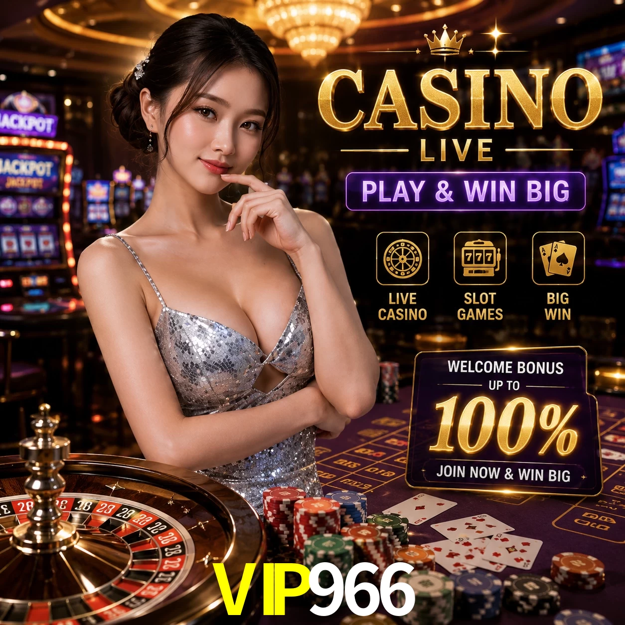 Aplicativo móvel VIP966 para iOS e Android