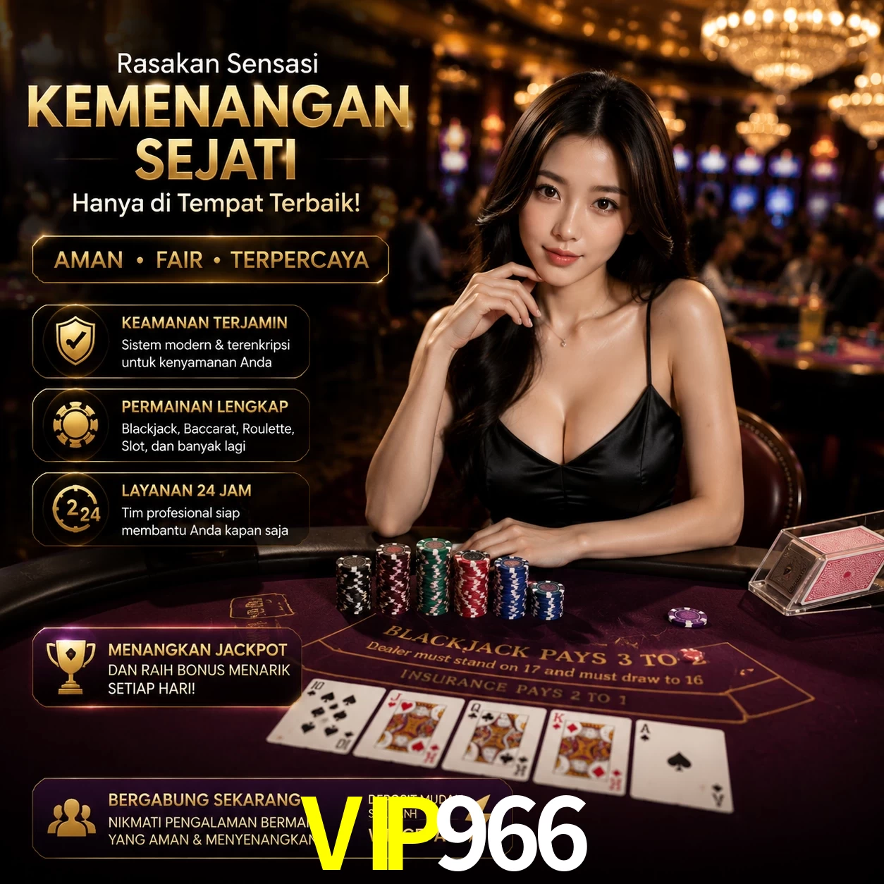Bônus exclusivos membros VIP VIP966